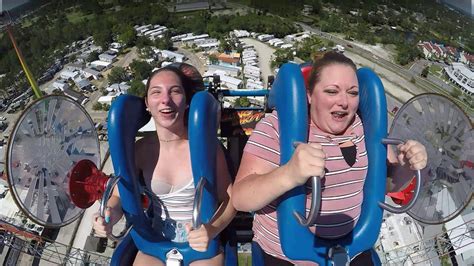 water park nip slip|The one where the girl loses her top on the roller coaster.